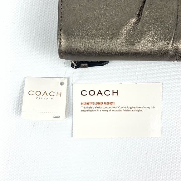 Authentic COACH   No. F42813
✨ Soho Plated Leather Slim Envelope ✨ New with Tag - Picture 13 of 14